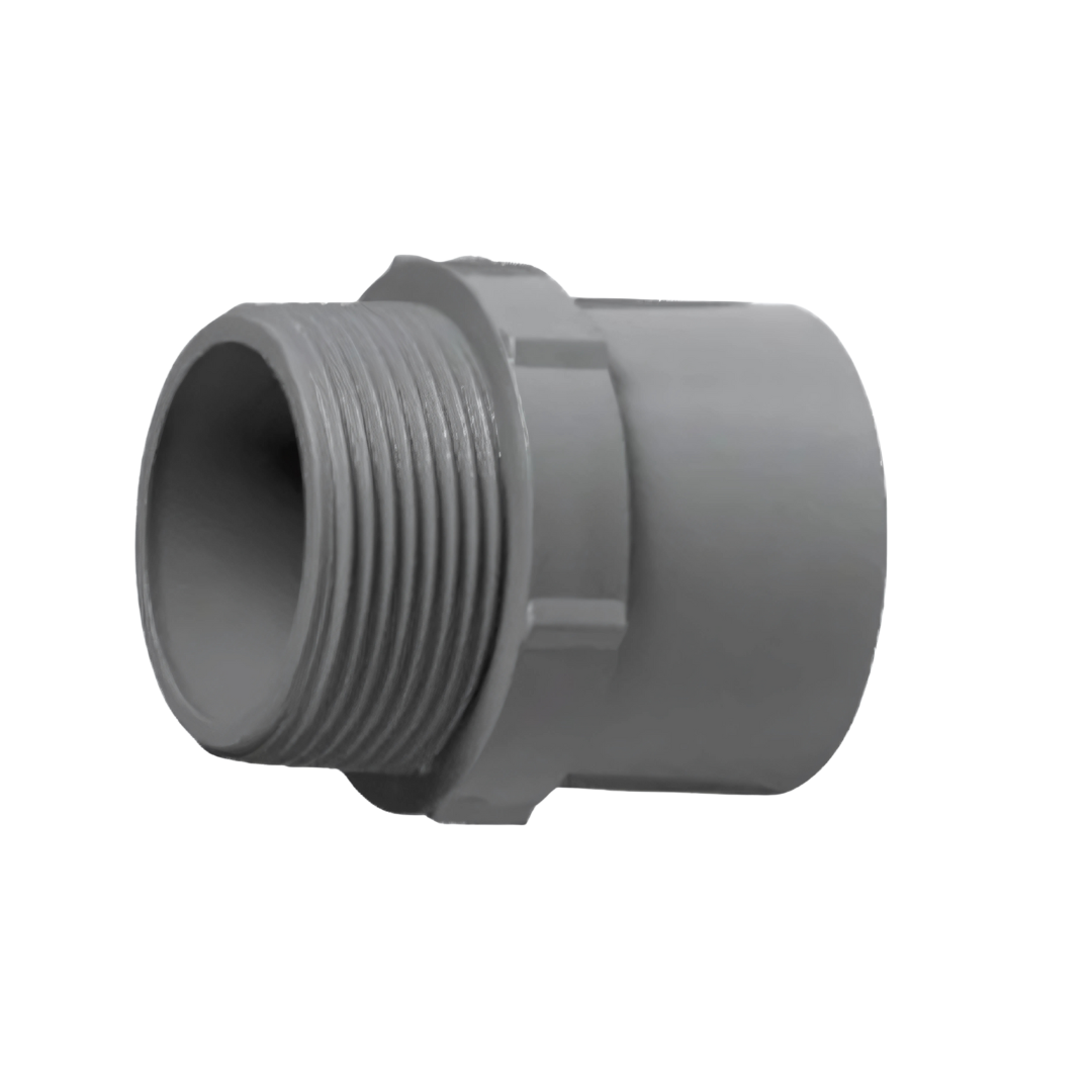 50mm Male Adaptor - Grey