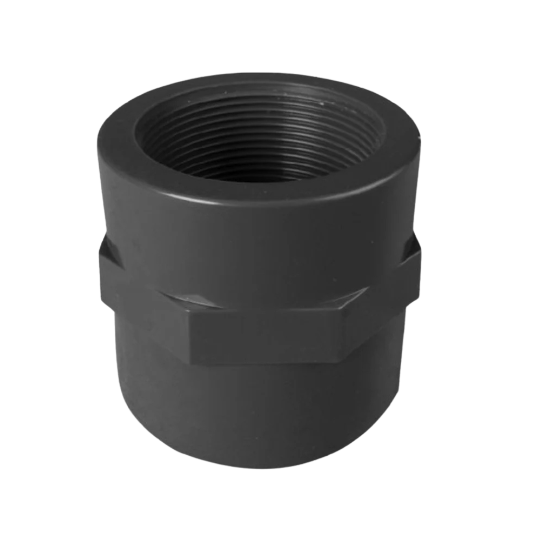 40mm Female Adaptor - Black
