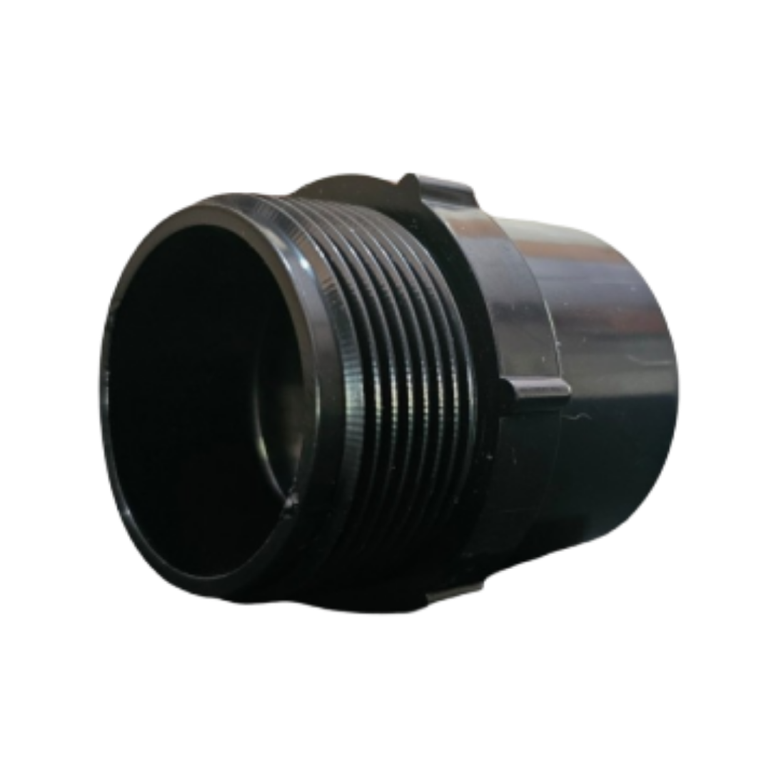 40mm Male Adaptor - Black
