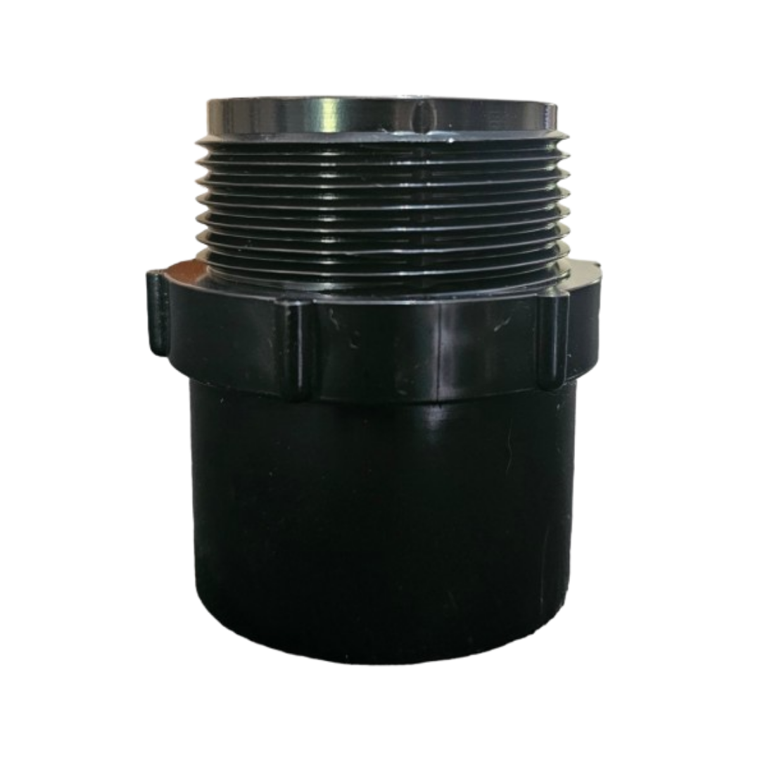 50mm Male Adaptor - Black
