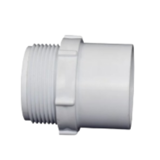 40mm Male Adaptor - White