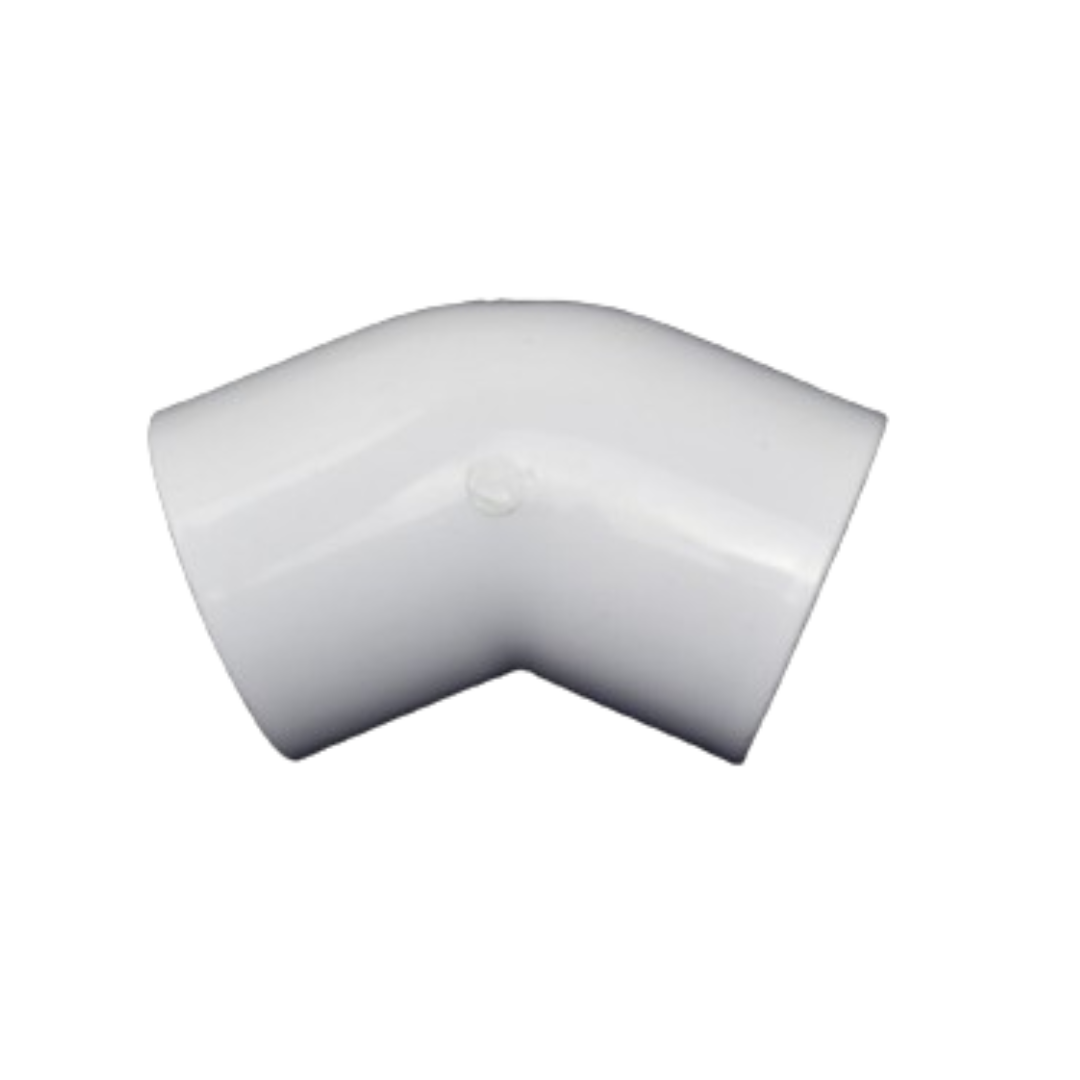 45 Degree Bends - White