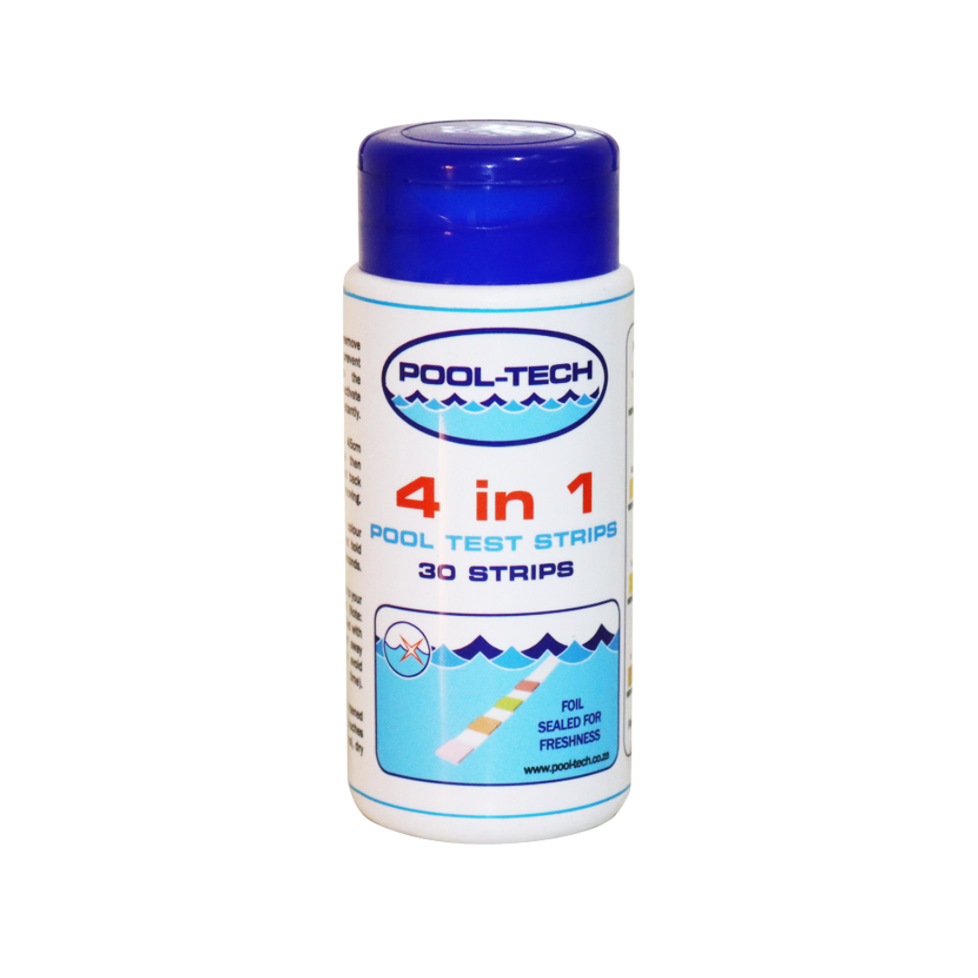 Pool Tech – 4 in 1 Tester Strips – 30 pack