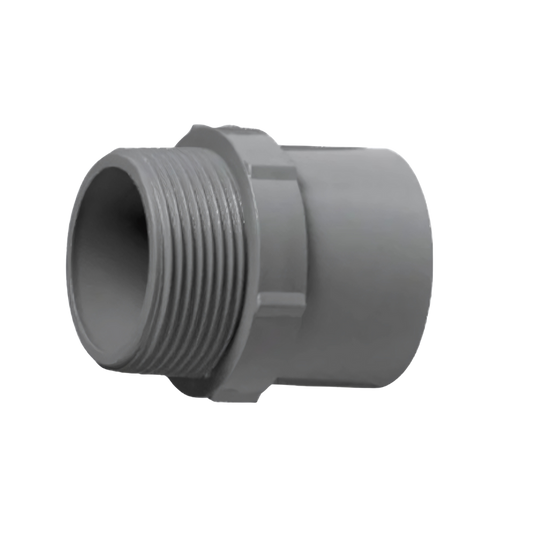 50mm Male Adaptor - Grey