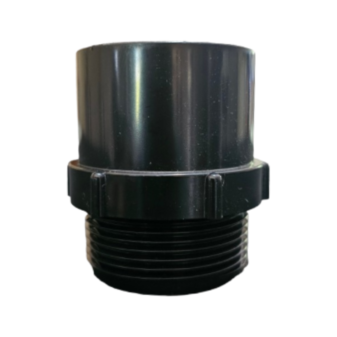 50mm Male Adaptor - Black