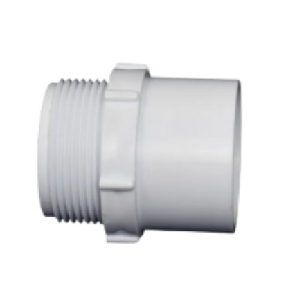 40mm Male Adaptor - White