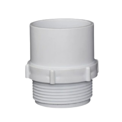40mm Male Adaptor - White