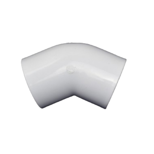 45 Degree Bends - White
