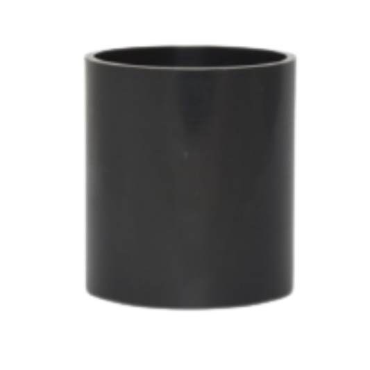 50mm Straight Connector Black