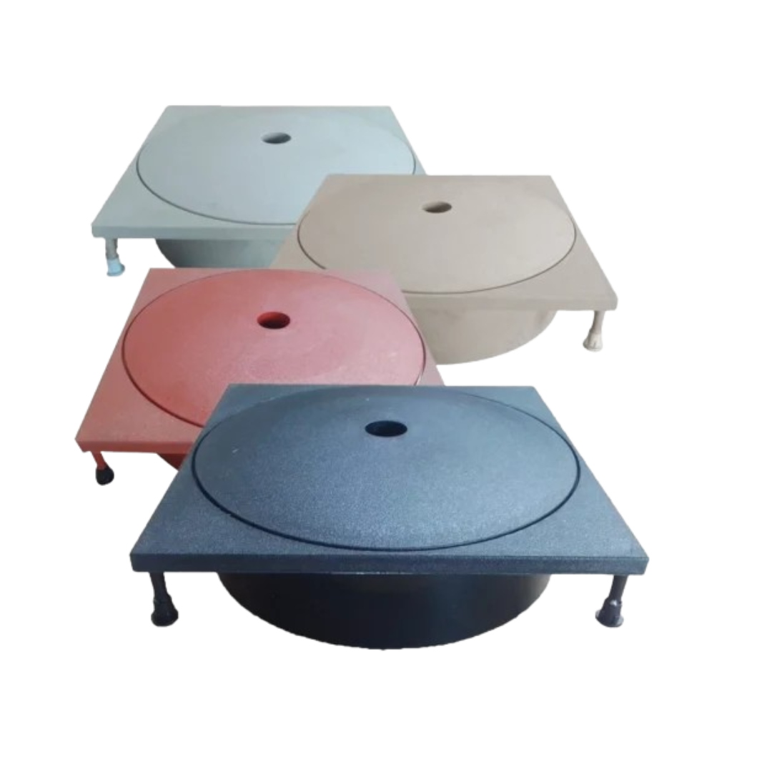 Weir Deck Lid Terracotta/Black/Grey/Beige